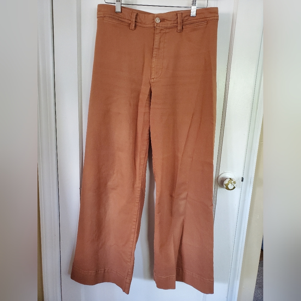 Gap Wide Leg High Rise Khakis